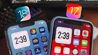 iOS 18 vs iOS 17 - Customization, Control Center & More Features