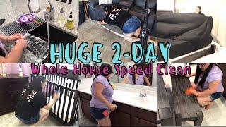 HUGE 2 DAY CLEAN WITH ME | 2021 SPEED CLEAN | WHOLE HOUSE CLEAN | EXTREME CLEANING MOTIVATION