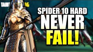 FAST and SAFE! Spider 10 Hard Speed Farming