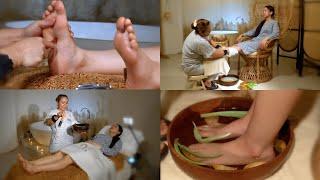 I tried Exclusive Balinese FOOT RITUALS. So relaxing SPA, Reflexology & Soundhealing