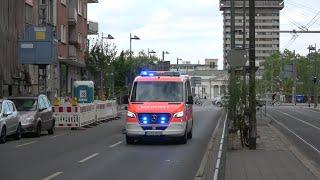 [Pressluft] ASB Frankfurt Mercedes Benz Sprinter NEF auf Einsatzfahrt in Sachsenhausen