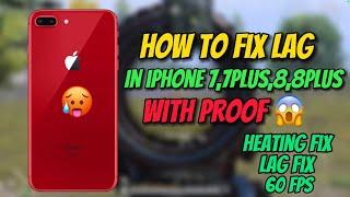  HOW TO FIX PUBG LAG IN IPHONE 6,7,7Plus, 8PLUS - WITH PROOF - LAG FIX SETTING