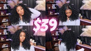 OMG GIRL, THIS IS CRAZY! $39 CURLY LACE FRONT WIG FROM AMAZON PRIME | WIG INSTALL | OUTRE DOMINICA