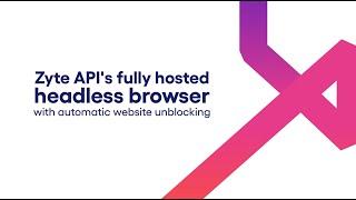 Zyte API's Headless Browser