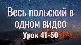 Весь польский за 100 уроков. Польские слова и фразы. Польский с нуля. Польский язык. Часть 41-50