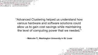 Advanced Clustering Technologies Customer Testimonials