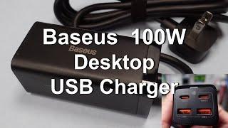 Baseus 100W GaN 3 Desktop Power Adapter Review and Test