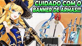 BANNER DE ARMAS Vale a Pena Pra Iniciantes no GENSHIN IMPACT???