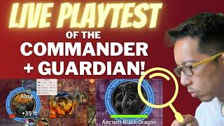 LIVE PLAYTEST of Pathfinder's new Guardian + Commander classes! (Rules Lawyer, SwingRipper, friends)