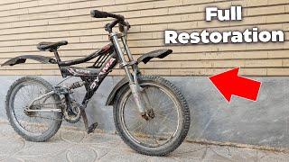 Cheap Bicycle RESTORATION |Transforming A Trash Bike Into A OYAMA Mountain Bike