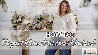 DIY Glam Christmas Garland Tutorial