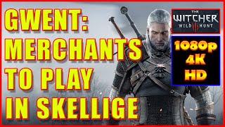 Witcher 3 - Gwent Players in Skellige (NPC's, Traders, Merchants, etc.) - 4K Ultra HD