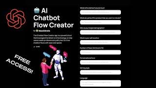 Build Your Own CHATBOT FLOW in Minutes with AI FLOW CREATOR powered by CHATGPT!