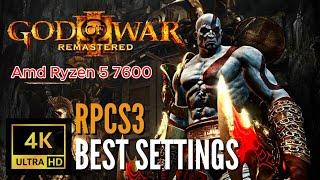 Ryzen 5 7600~RPCS3~ King Of War 3~Fully playable on  4k +60fps Gameplay  Rtx 2060 super