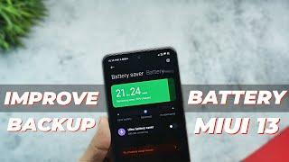 Improve Battery Backup & Save Battery On Any Xiaomi Device | Fix MIUI 13 Battery Health