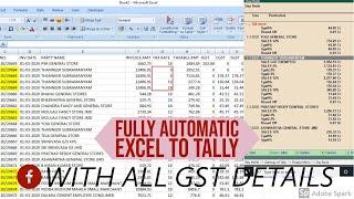 Excel to Tally Import - Multi GST