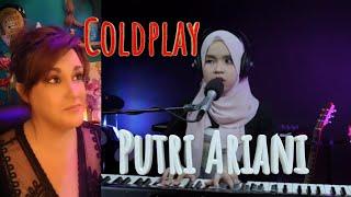 First Reaction ~ Putri Ariani ~ Fix Me (Cover of Coldplay)