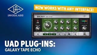 Universal Audio UAD Galaxy Tape Echo Plug-In Demo