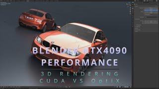 HOW FAST IS RTX 4090 FOR 3D RENDERING? BLENDER RTX4090 PERFORMANCE TESTS CUDA VS OptiX