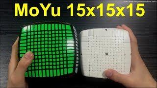 First Look!!! MoYu 15x15x15 puzzle (15x15 Rubik's Cube prototype)