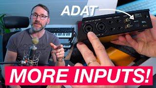 How to expand your audio interface with ADAT