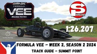 iRacing Formula Vee Summit Point - Track Guide - 1:26.207 Sim Racing Tips and Tricks Week 2 S2 2024