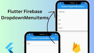 Dropdown Button Flutter Firebase | Dropdown Button Flutter | Dropdown list Firebase