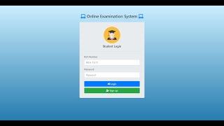 Online Examination System project in PHP with source code