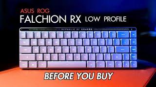 A FINE keyboard - ASUS ROG Falchion RX Gaming Keyboard Review | Before You Buy