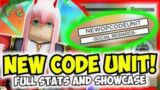 [NEW OP CODE UNIT] Zero Two 6 Star is the MOST OP CODE UNIT in ALL STAR TOWER DEFENSE UPDATE!