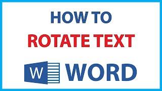 Microsoft Word: How To Rotate Text In Word  | 365  |