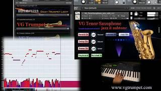 Jazz Tenor Sax Kontakt sample library. Orchestral, brass and woodwind vst