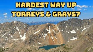 Colorado 14ers: Torreys & Grays From Loveland Pass Hike Guide: Hardest Way Up?