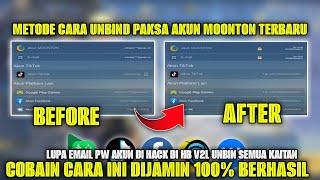 CARA UNBIND PAKSA AKUN MOONTON LUPA EMAIL | CARA UBAH EMAIL AKUN MOONTON MOBILE LEGENDS