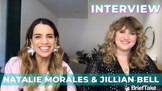 Natalie Morales & Jillian Bell talk drinking margaritas & living together filming 'I'm Totally Fine'