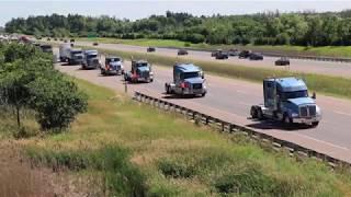 Don Anderson Truck Procession - Highway 404