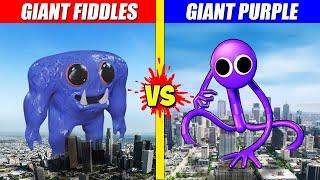 Giant Captain Fiddles vs Giant Purple | SPORE