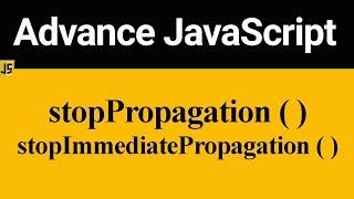 Event Methods stopPropagation and stopImmediatePropagation in JavaScript (Hindi)