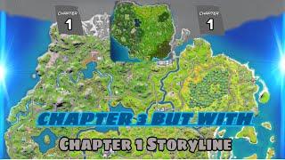 Fortnite Chapter 3 but with Chapter 1 Storyline!! (Concept) (Storyline Switch) @SlayBet