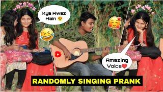 Badly Singing Prank On Cute Girl | Prank With Twist  | Ishq X Bewajah Song | Singing Prank