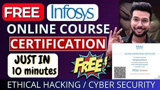 FREE Online Courses with Certificate by Infosys | Cybersecurity Free Certificate for Entry Level Job