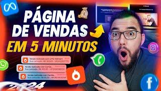 PÁGINA DE VENDAS PRONTA EM 5 MINUTOS - Hotmart Pages