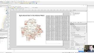 Adding an attribute table to print layout in QGIS