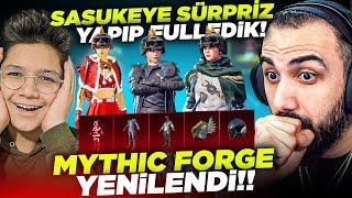 OYUNUN EN NADİR SETLERİ GERİ DÖNDÜ  SASUKEYE SÜRPRİZ YAPIP YENİ MYTHİC FORGE FULLEDİK | PUBG MOBILE