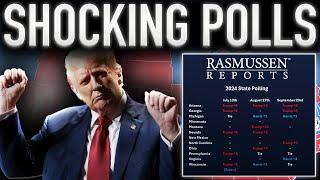 SHOCKING STATE POLLS SHOW TRUMP POISED TO TAKE BACK THE WHITE HOUSE | ON POINT X RASMUSSEN REPORTS