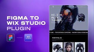 Figma to Wix Studio plugin | #WixStudio #Figma #FigmaToWixStudio