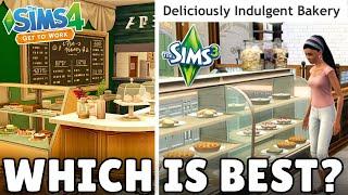 Running A Bakery In The Sims 3 vs The Sims 4: Which Is Best?