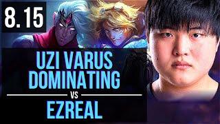 RNG Uzi - VARUS vs EZREAL (ADC) ~ Dominating ~ Korea Master ~ Patch 8.15