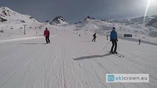 Silvretta Arena Ischgl Tirol Austria / ski run 8, short video 55"