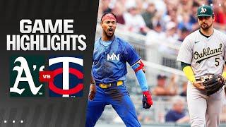 A's vs. Twins Game Highlights (6/14/24) | MLB Highlights